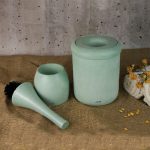 ست سطل و فرچه سنگی AXOR (آکسور) مدل برونو - Image 11