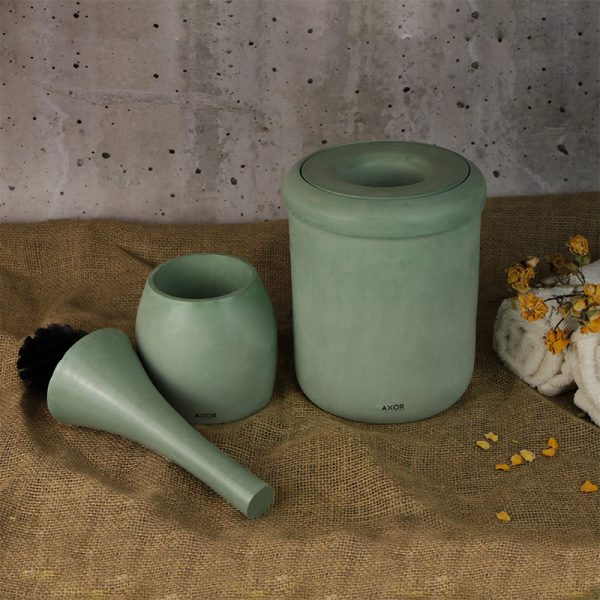 ست سطل و فرچه سنگی AXOR (آکسور) مدل برونو - Image 13