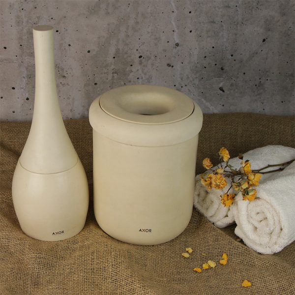 ست سطل و فرچه سنگی AXOR (آکسور) مدل برونو - Image 4
