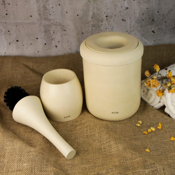 ست سطل و فرچه سنگی AXOR (آکسور) مدل برونو - Image 5